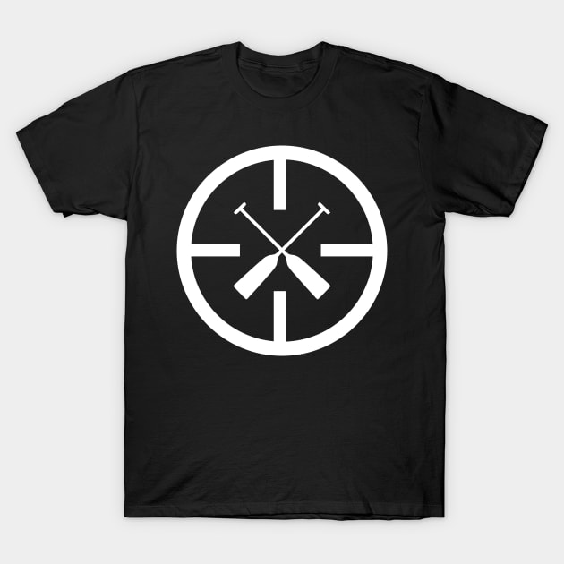 Rowing Paddling Sports Crew Team Target Circle T-Shirt by Shirtbubble